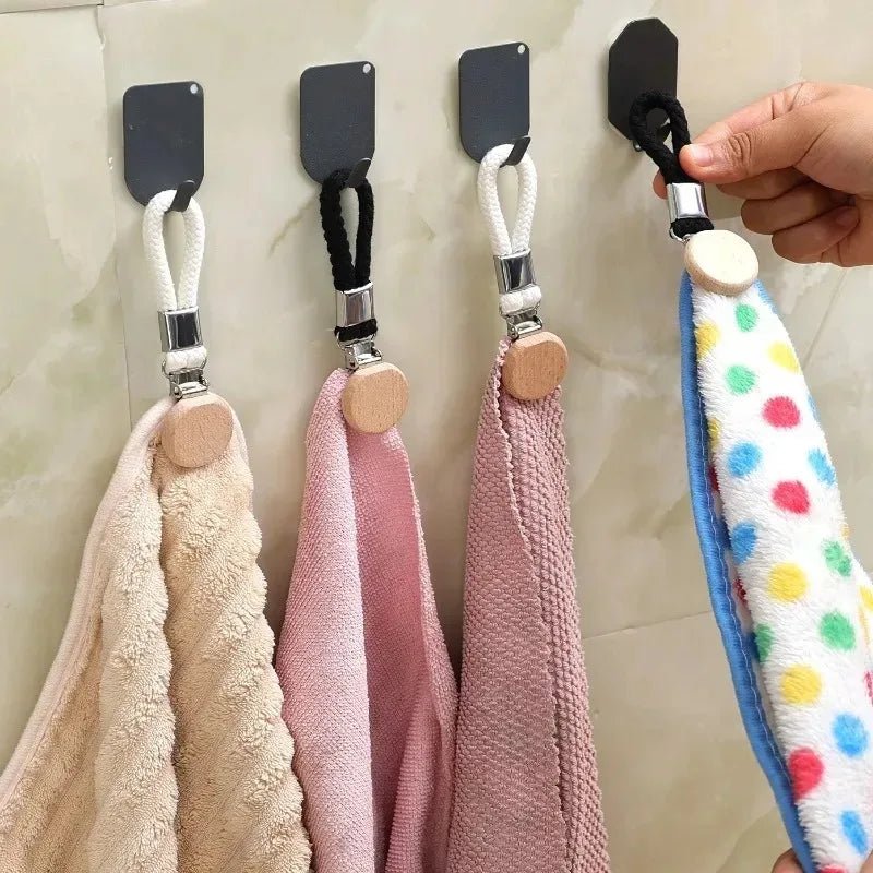 ClipNest Portable Metal Clip No Drilling for Towels and Accessories