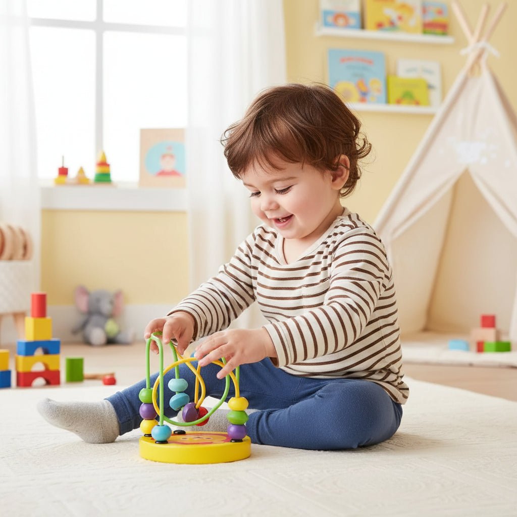 Montagne Russe con Perline Tiny Trails per Gioco Ispirato al Metodo Montessori