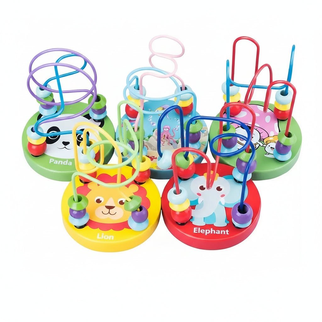 Montagne Russe con Perline Tiny Trails per Gioco Ispirato al Metodo Montessori