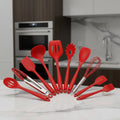NovaCook 10-Piece Silicone Kitchen Utensil Set For Effortless Cooking