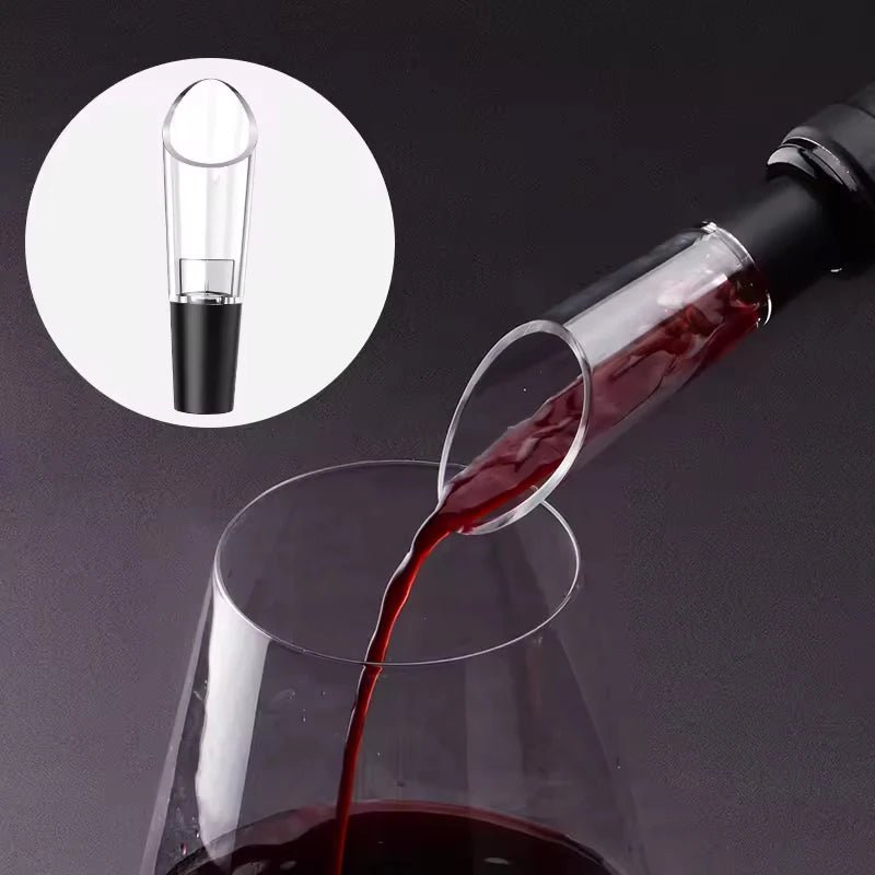 VinoNova Automatischer, wiederaufladbarer Weinöffner-Set für müheloses Öffnen