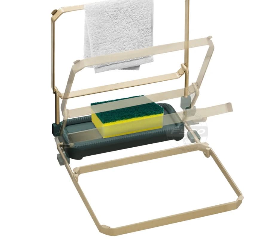 FoldAway Foldable Sink Strainer for a Tidy Kitchen
