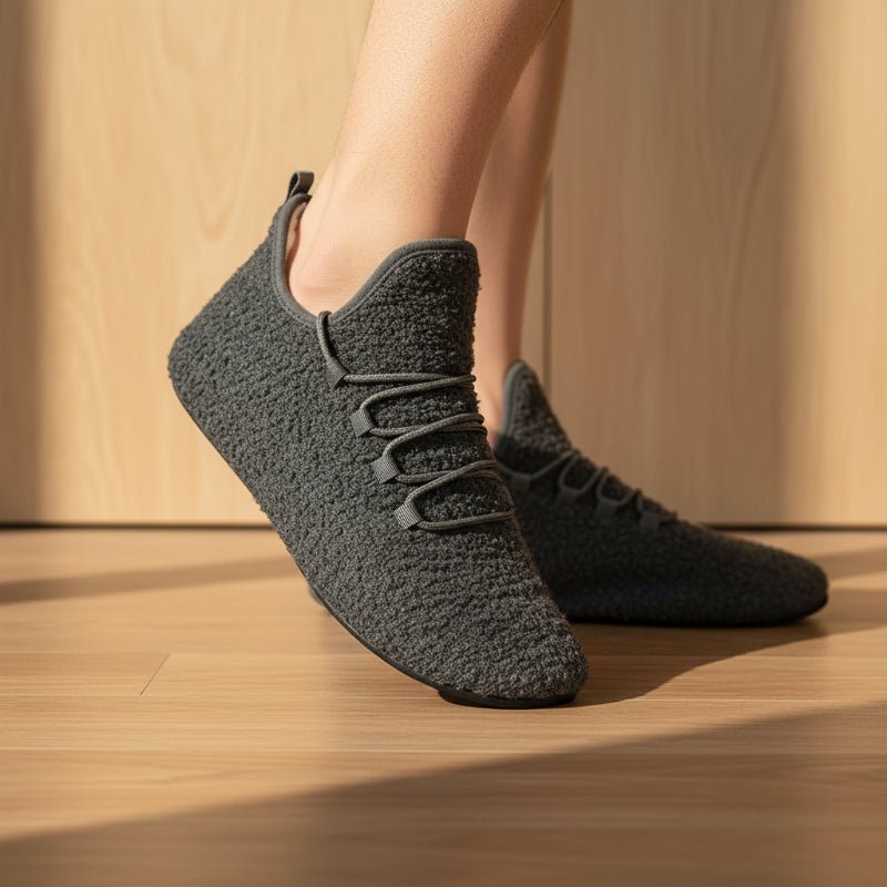 CozyStride Lightweight Cotton Slippers With Laces For Indoor And Outdoor Use