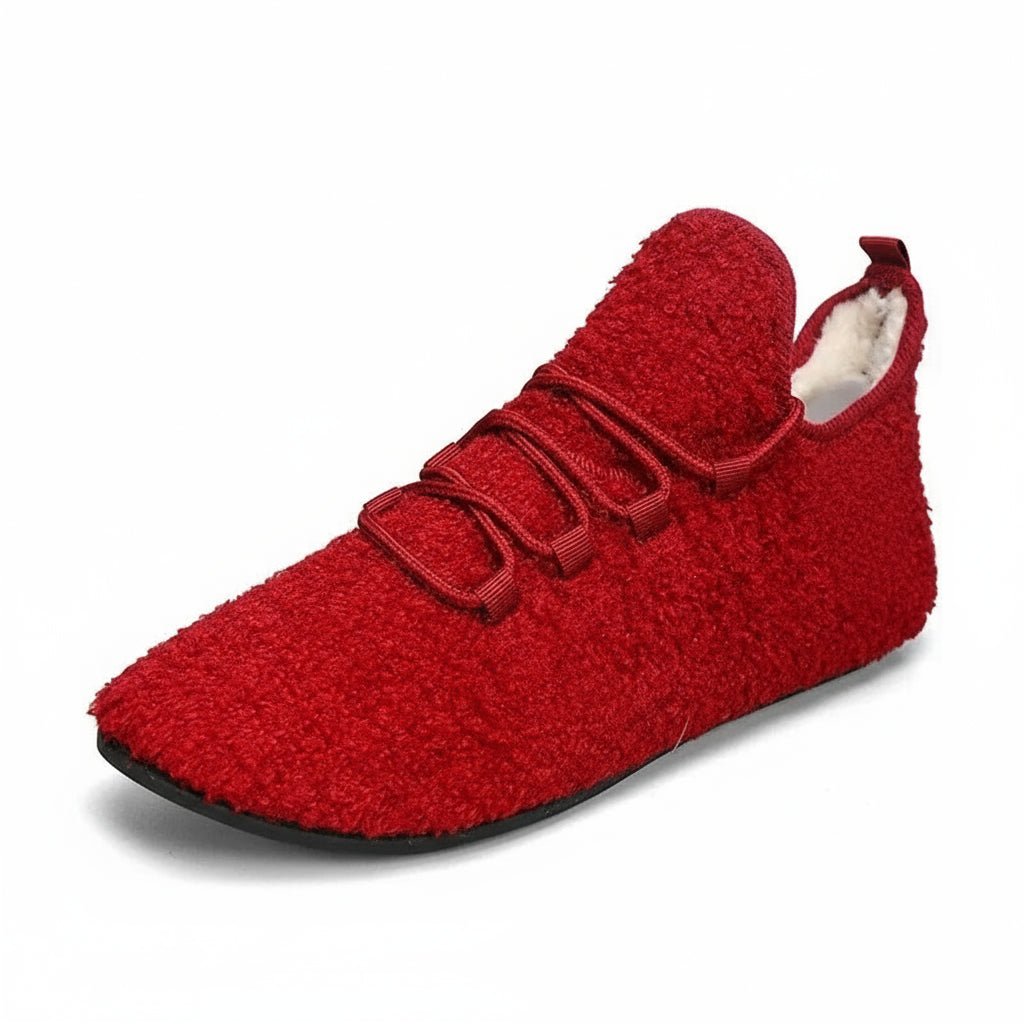 CozyStride Lightweight Cotton Slippers With Laces For Indoor And Outdoor Use