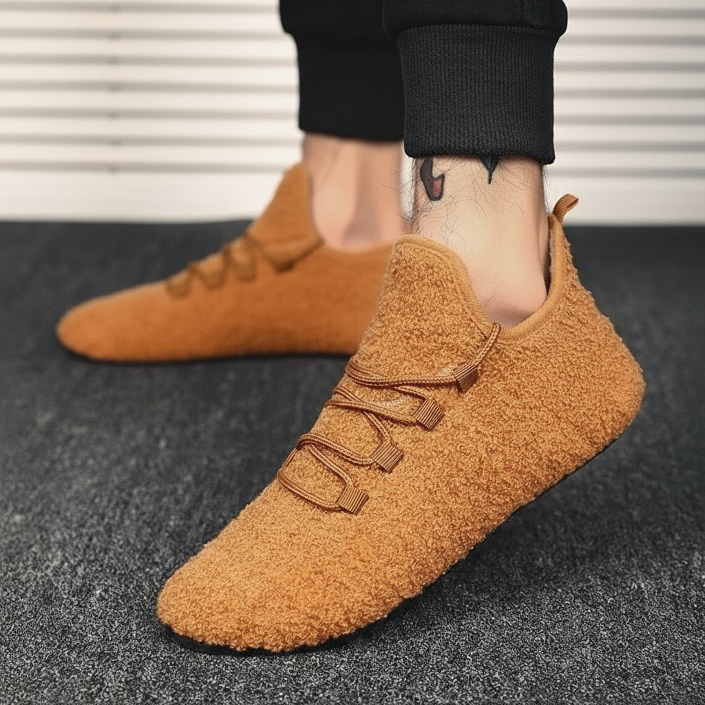 CozyStride Lightweight Cotton Slippers With Laces For Indoor And Outdoor Use