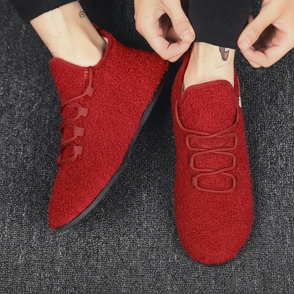 CozyStride Lightweight Cotton Slippers With Laces For Indoor And Outdoor Use