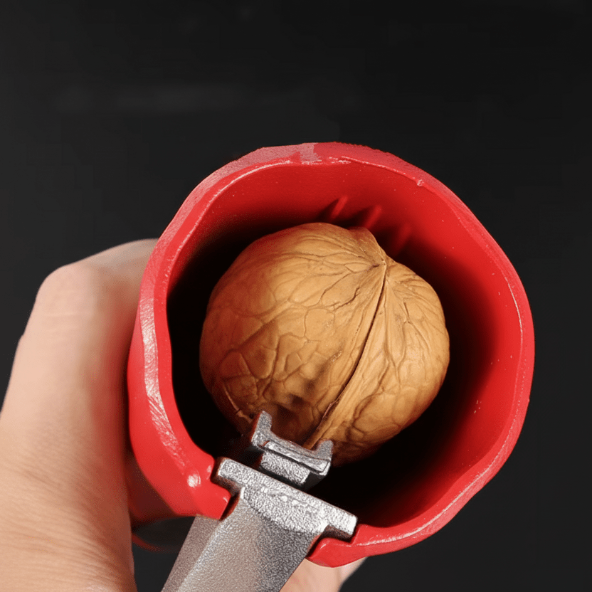 NovaGrip snadno ovladatelný louskáček ořechů s ergonomickou pákou a designem z hliníkové slitiny
