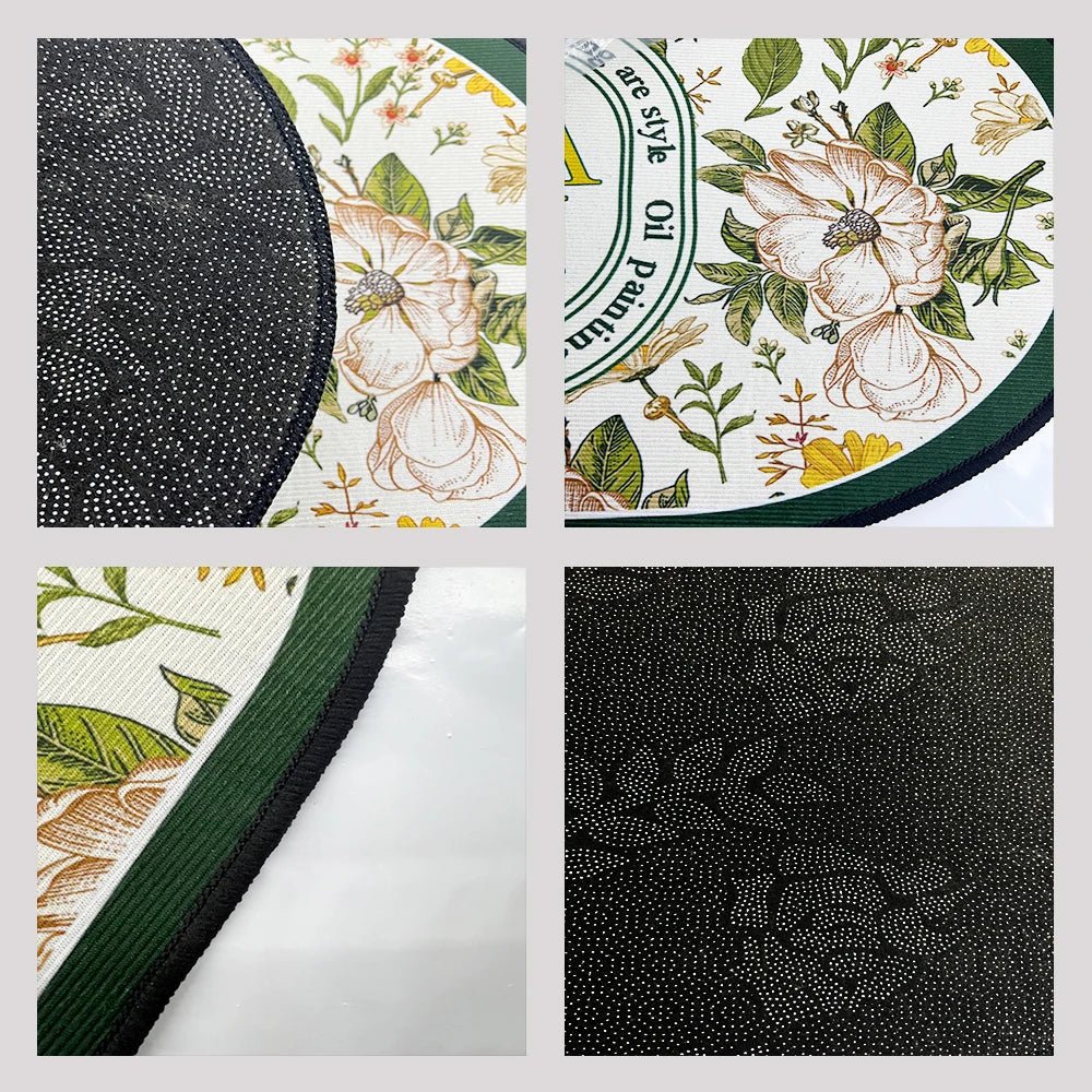 VelvetEase Crystal Velvet Non Slip Kitchen Mat For Elegant Living Comfort