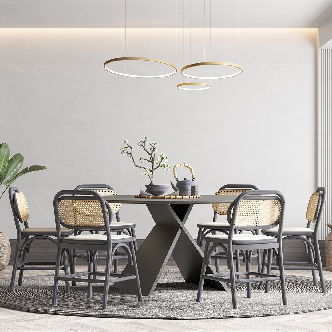 Lampa wisząca LumaRing z pilotem LED do domu