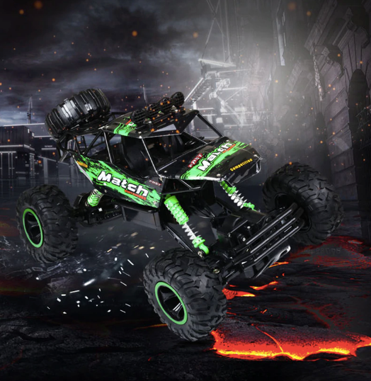 Zdalnie sterowany monster truck 4x4 Rock Crawler do zabawy na zewnątrz