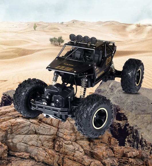Zdalnie sterowany monster truck 4x4 Rock Crawler do zabawy na zewnątrz
