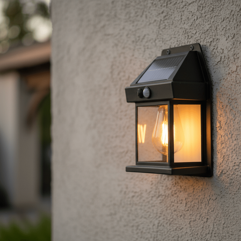 Solar Powered Garden Spotlight With Motion Sensor Waterproof And Easy To Install