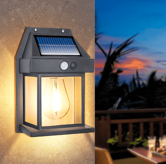Solar Powered Garden Spotlight With Motion Sensor Waterproof And Easy To Install