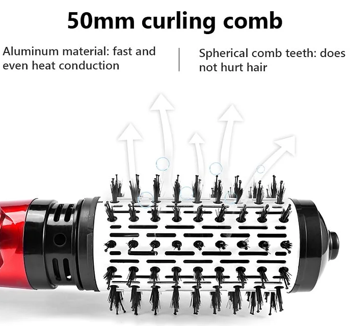 Three-In-One Hot Air Brush For Quick Professional Styling