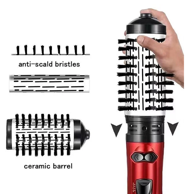 Three-In-One Hot Air Brush For Quick Professional Styling