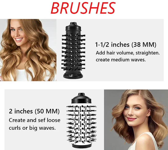 Three-In-One Hot Air Brush For Quick Professional Styling