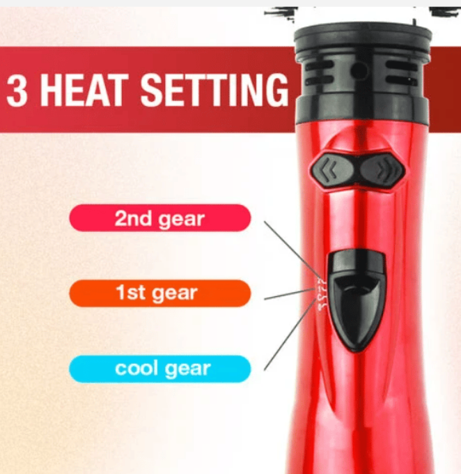Three-In-One Hot Air Brush For Quick Professional Styling