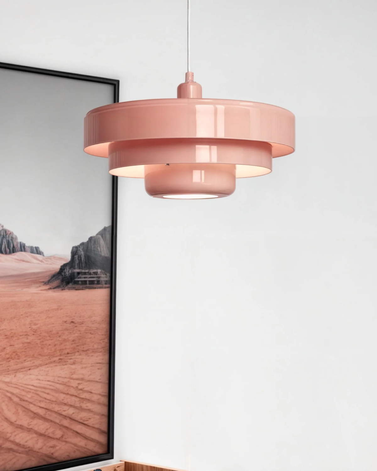 Marinelle Retro Orange Pendant Light With Bold Modern Twist