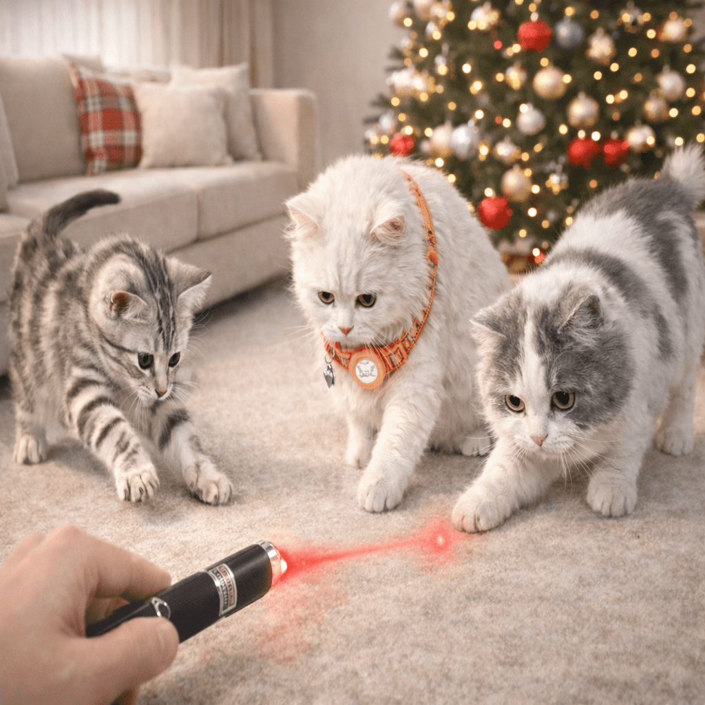 LumaNova Mini LED Laser Pointer and Flashlight 2-in-1 Pet Toy