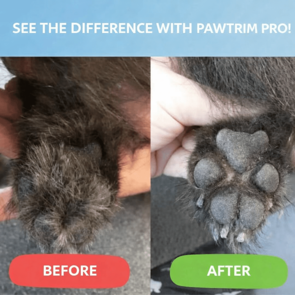 HushPaw Tichý zastřihovač pro psy pro čisté tlapky a citlivá místa