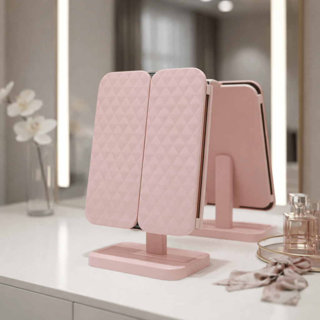 LumaVue LED Makeup Mirror With Adjustable Lighting And Precise Magnification