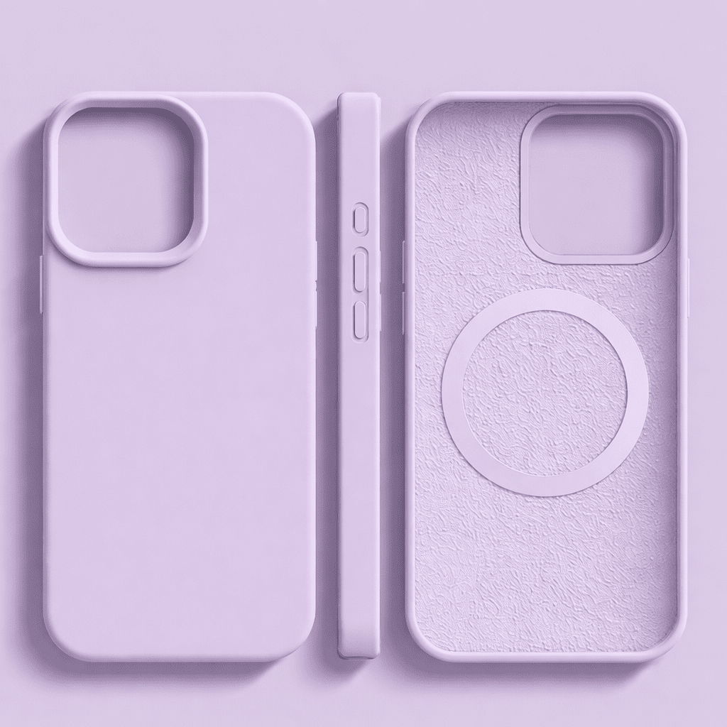 AetherSilk Luxe Magnetic Silicone Case With Soft-Touch For iPhone