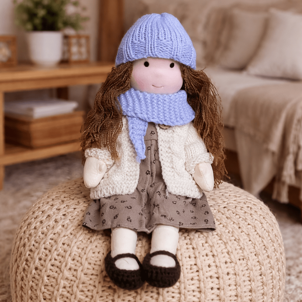 Aira Handmade Waldorf Doll Made Of Cotton For Creative Play