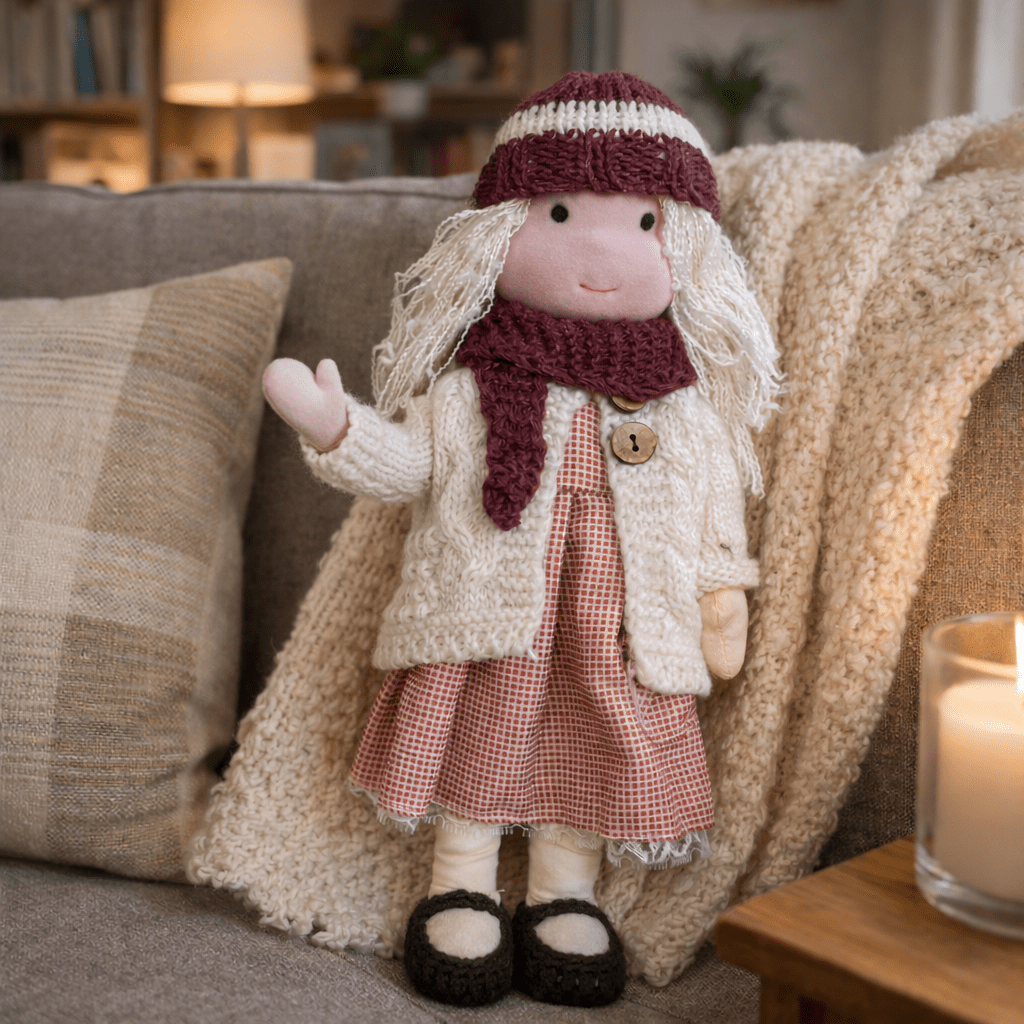 Aira Handmade Waldorf Doll Made Of Cotton For Creative Play