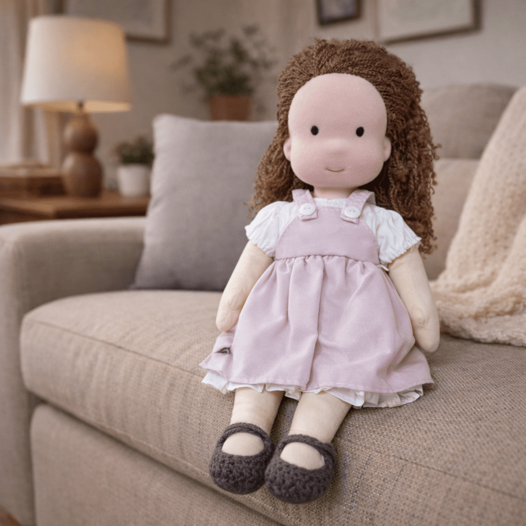 Aira Handmade Waldorf Doll Made Of Cotton For Creative Play