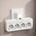 NovaCharge Vierfach-Steckdosenleiste mit USB-Ladefunktion und Verriegelungsmechanismus