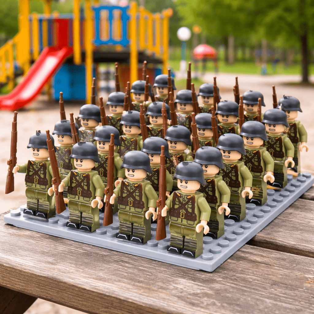Epoch Blocks 21-Piece Figure Building Block Set For Kids And Collectors