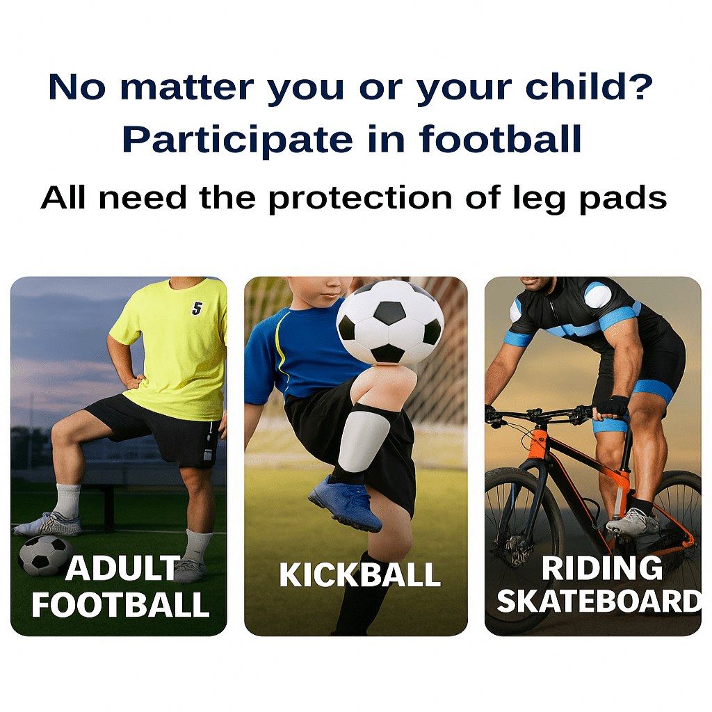 PulseGuard Lightweight Shock Absorbing Shin Guards For Soccer Training