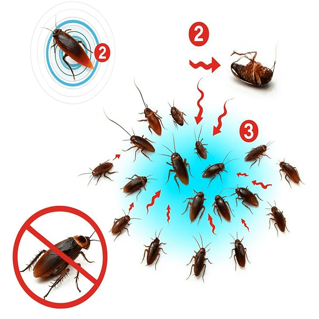 InsectGuard Three-Pack Cockroach Gel Bait, 10g Each, for Effective Pest Control
