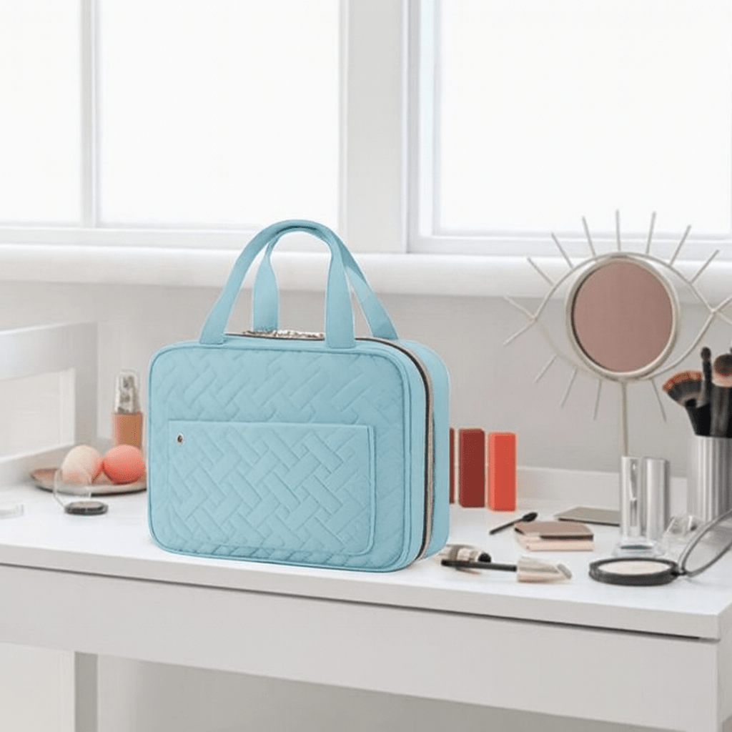 VoyageMate Compact Cosmetic Organizer With Four Compartments
