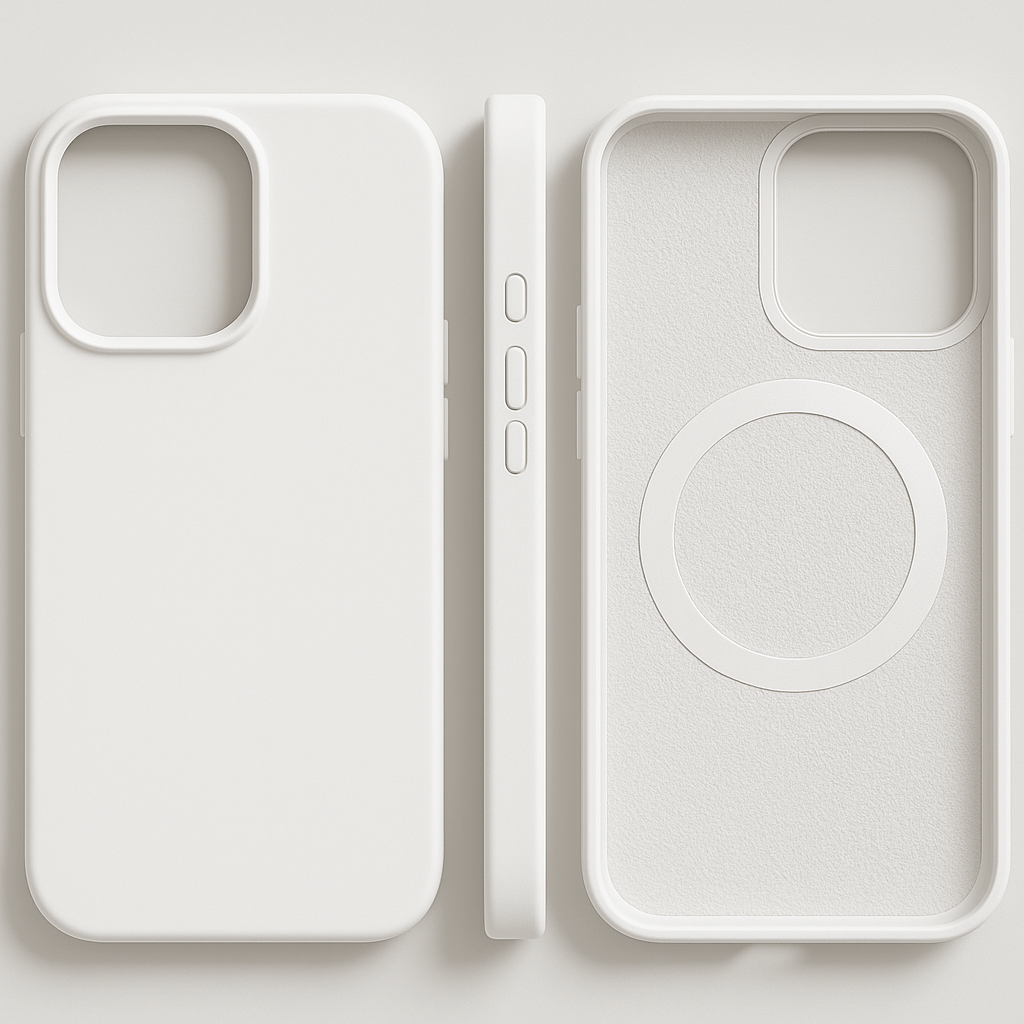 AetherSilk Luxe Magnetic Silicone Case With Soft-Touch For iPhone