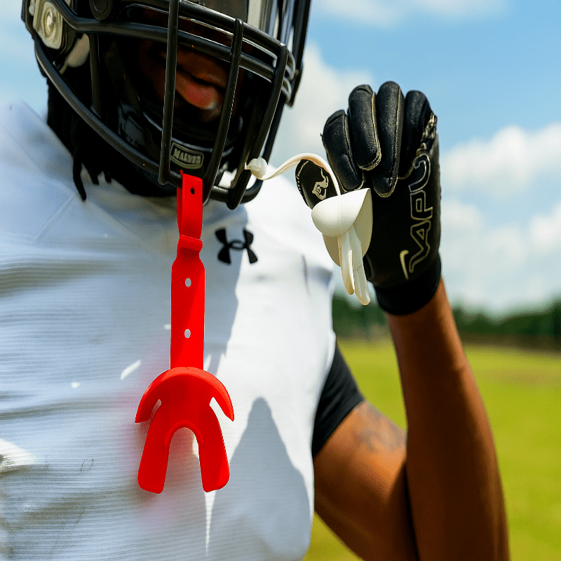 GuardSphere Double Mouth Guard For Rugby Football And Boxing With Shock Absorbing TPR