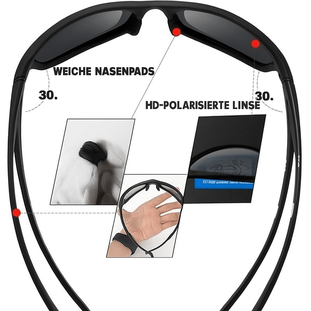 PolarSight Pro Polarised Sunglasses For Outdoor And Everyday Wear UV400 Protection