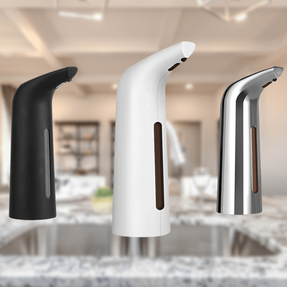 AeroWash Automatic Soap Dispenser With Touchless Sensor 13 Oz Capacity