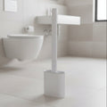 PureClean Hygienic Silicone Toilet Brush With Wall Mount