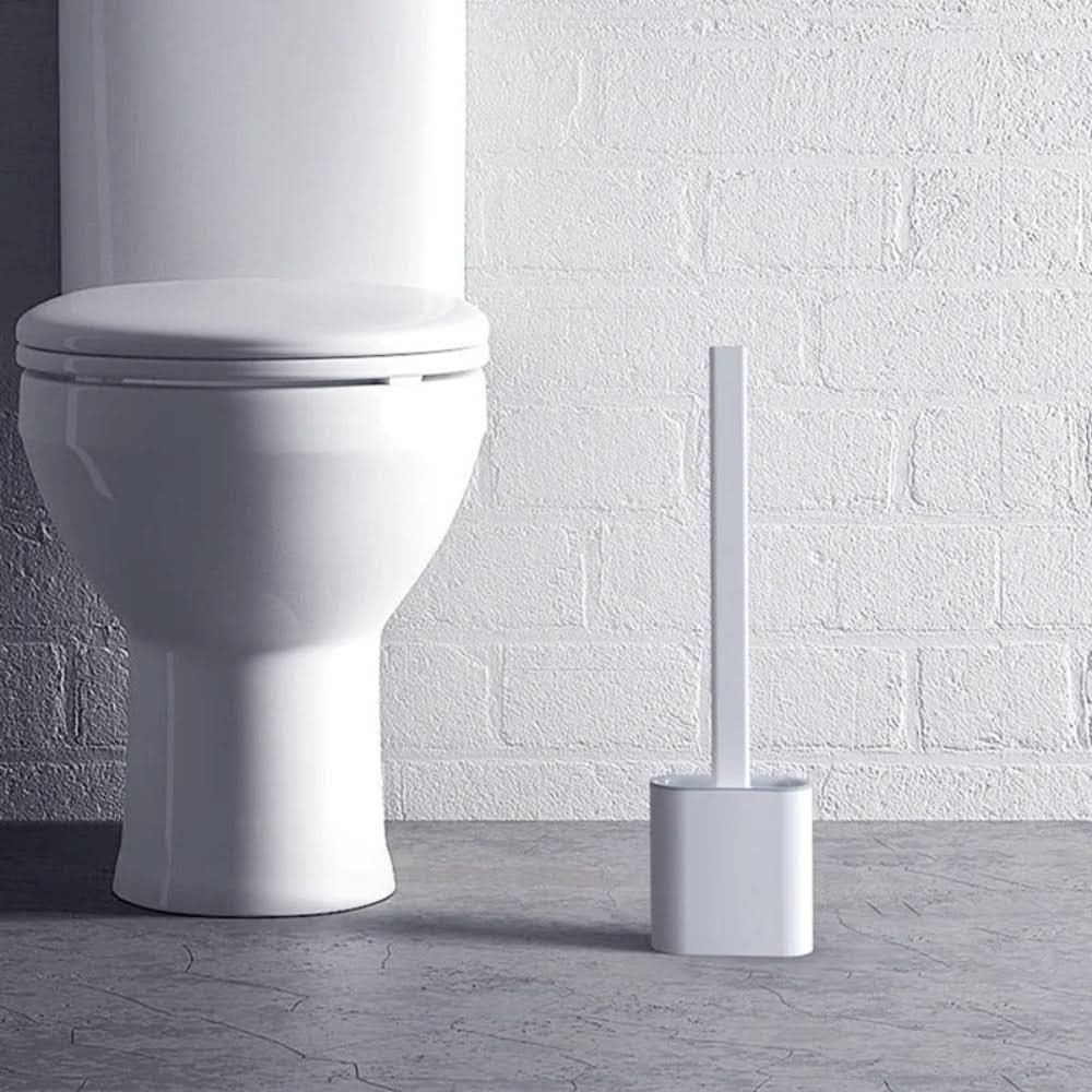 PureClean Hygienic Silicone Toilet Brush With Wall Mount