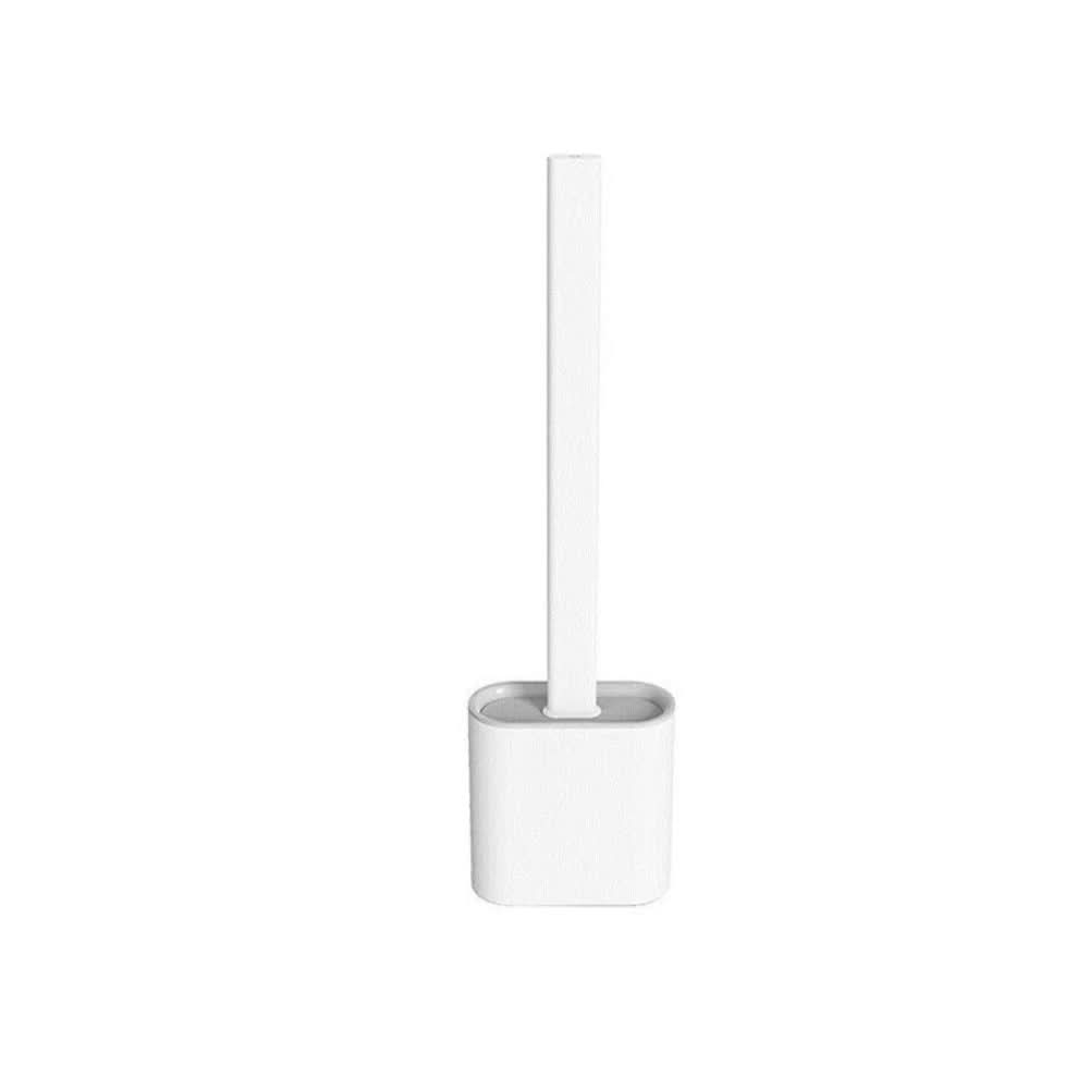 PureClean Hygienic Silicone Toilet Brush With Wall Mount