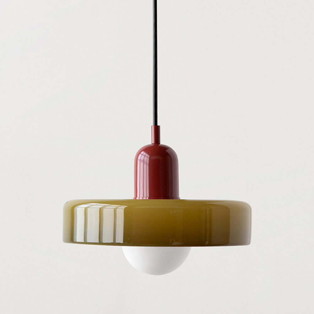 Colorful glass pendant lamp - Modern design 0