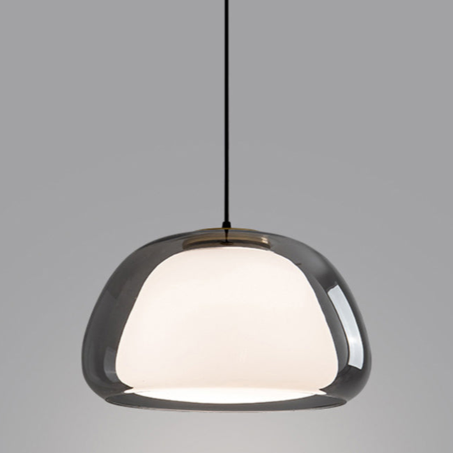 Aurora Milk Glass Pendant Light Modern Hanging Lamp | Fervei