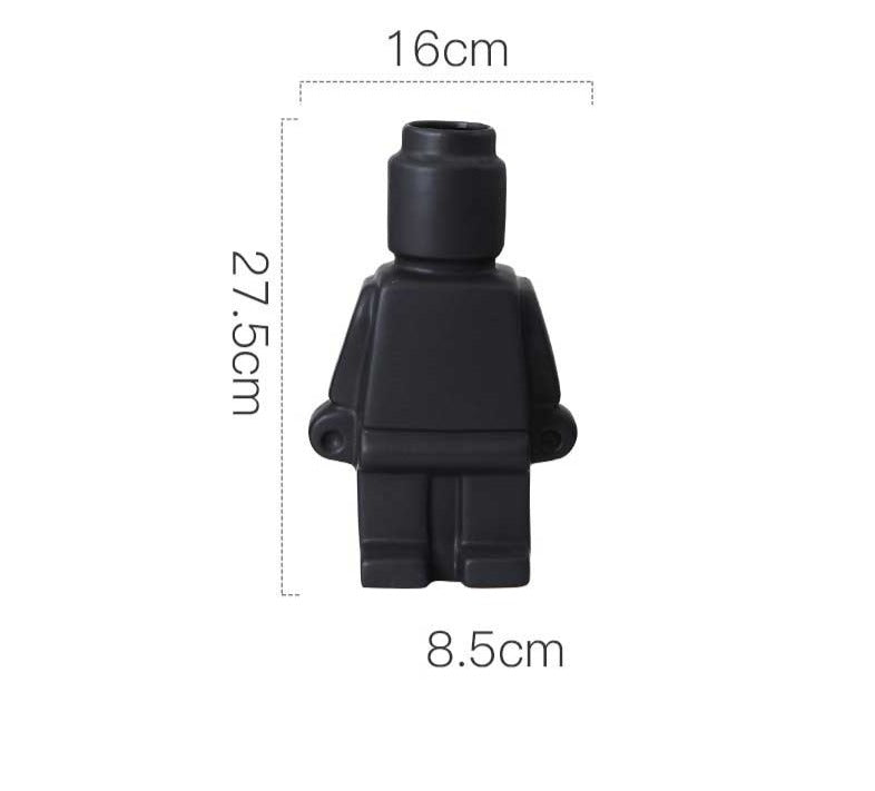 Lego Inspired Body Vase With Cute Charm For Home Decor Today