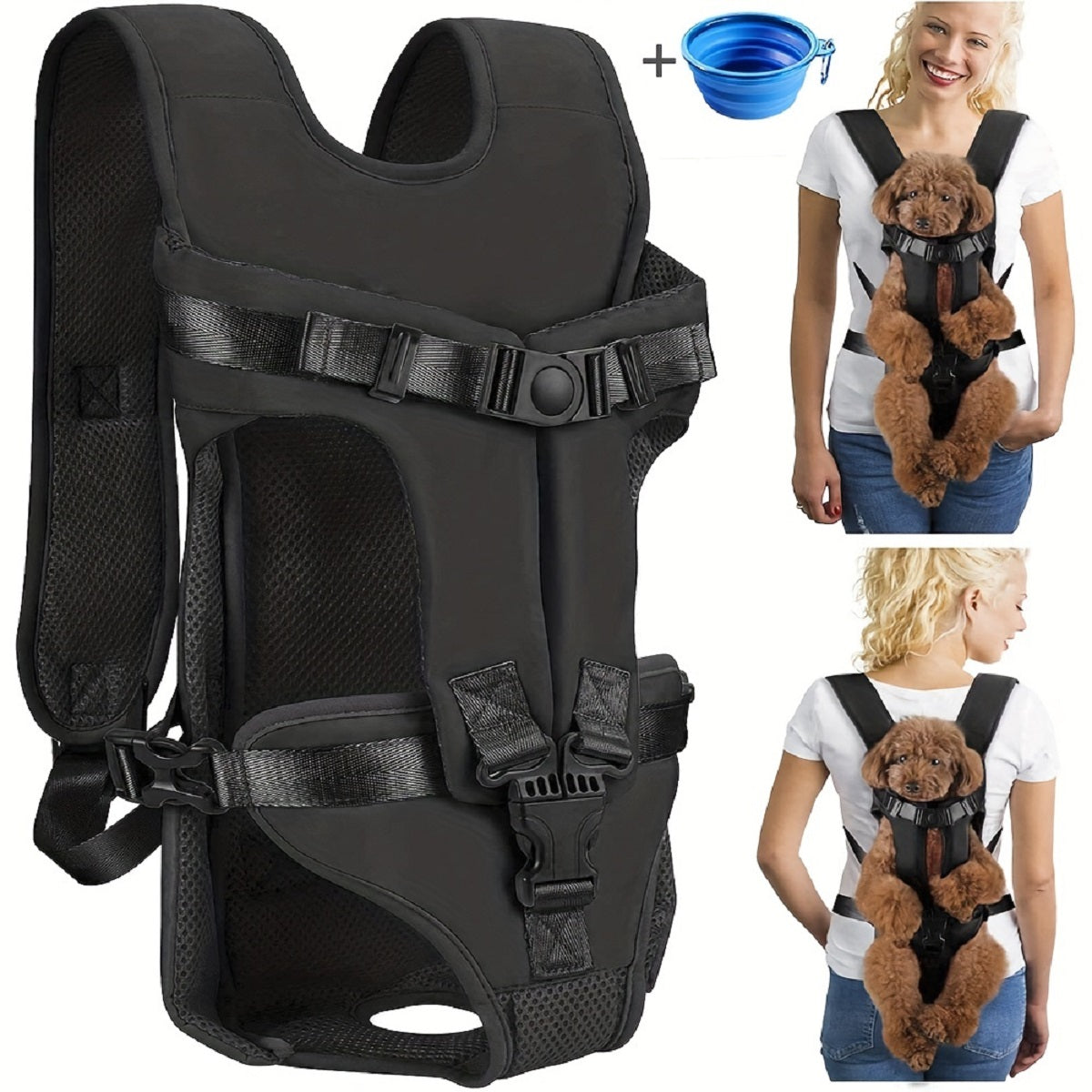 Pet Front Canine Carrier Backpack Front Carry Design For Travel