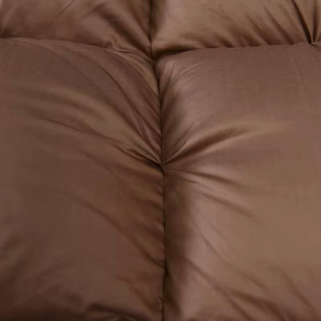 Liora Brown Comforter With Goose Down For Lightweight Luxury