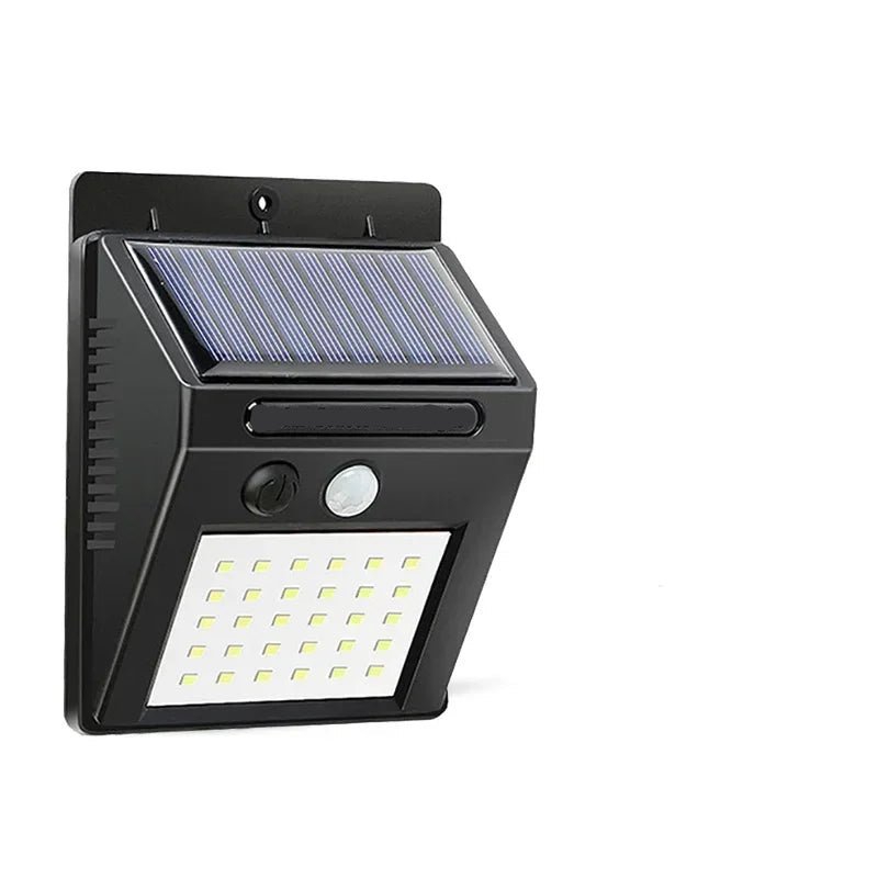 LumaGuard Solar Wall Light With Motion Sensor For Outdoors