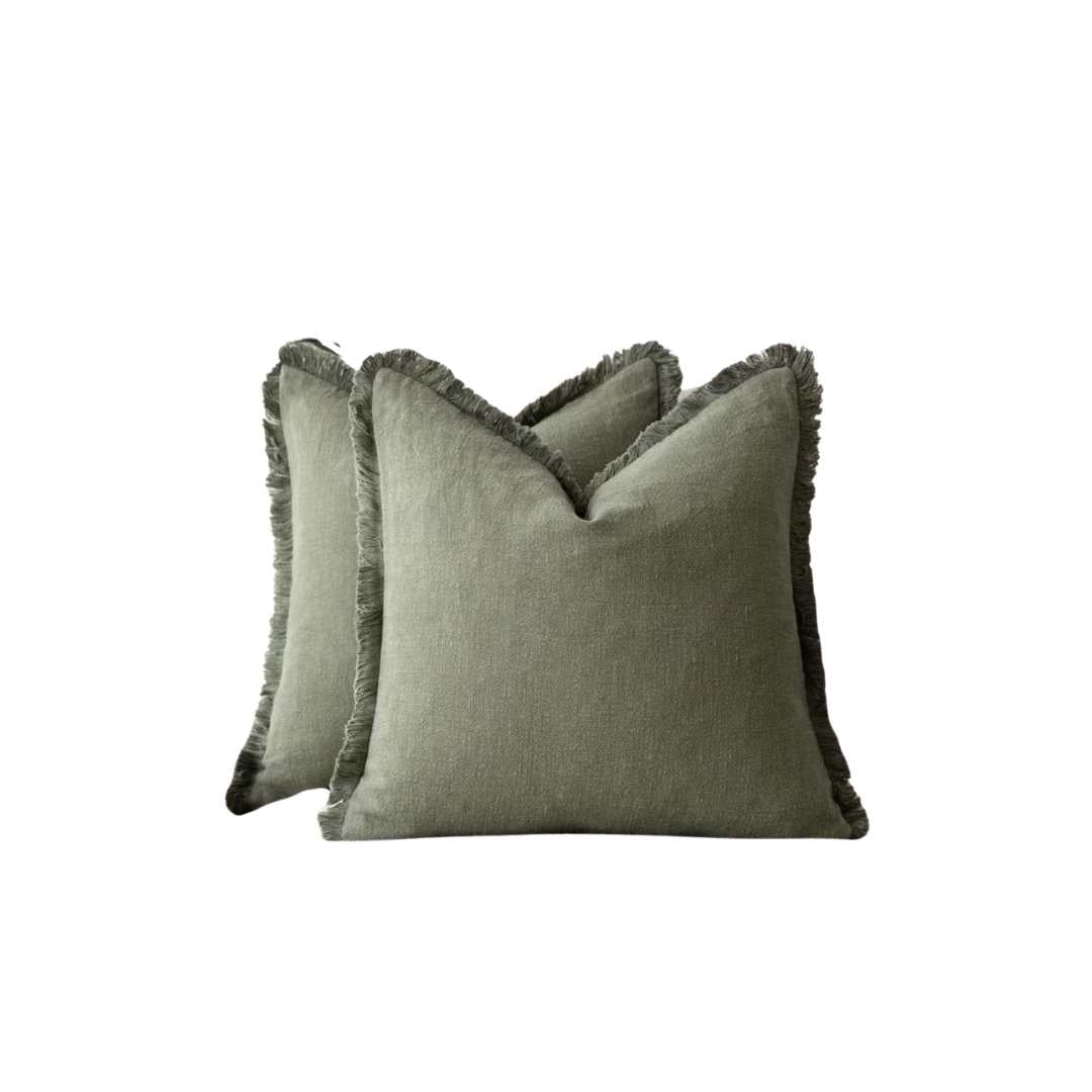 NovaLinen Elegant Cotton-Linen Pillow Covers for Stylish Decor