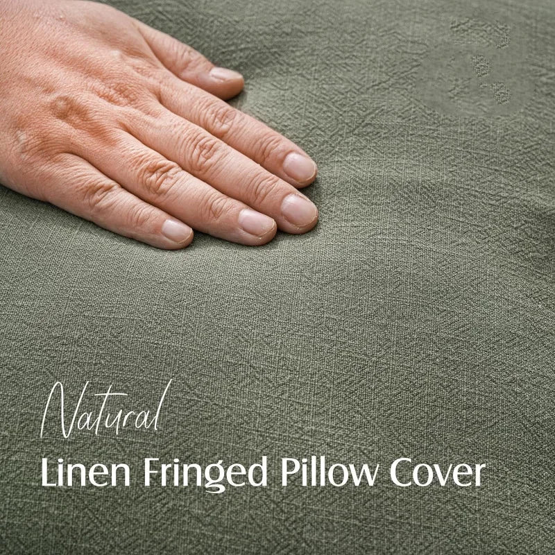 NovaLinen Elegant Cotton-Linen Pillow Covers for Stylish Decor