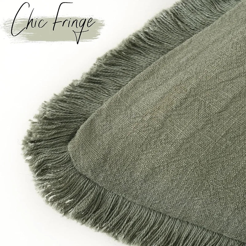 NovaLinen Elegant Cotton-Linen Pillow Covers for Stylish Decor